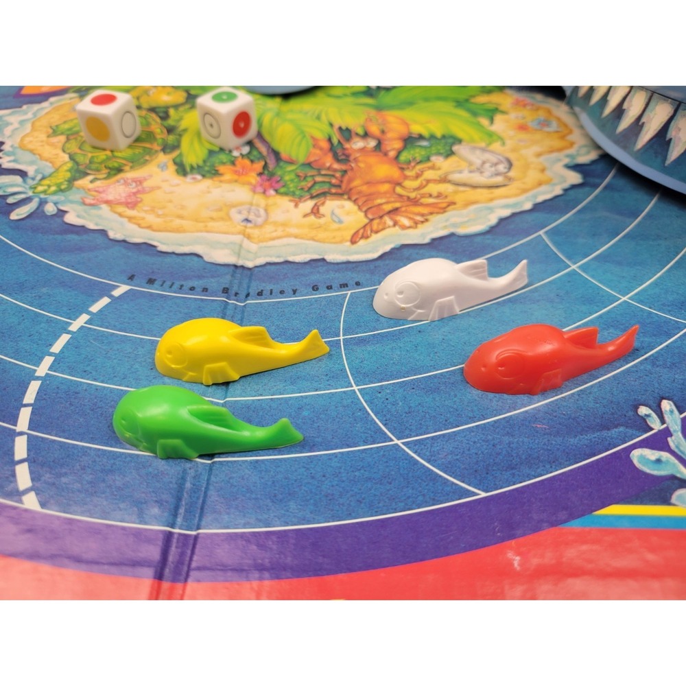 Vintage 1988 Shark Attack Motorized Board Game‎ Milton Bradley Complete **READ** - Picture 3 of 11